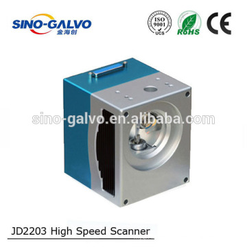 2014 new product JD2203 high precese galvo scanner for fiber Laser Metal Marking Machine/20w laser